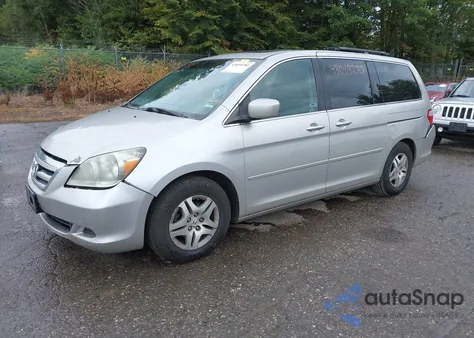 2007 Honda Odyssey Ex-L из США, поврежденный, VIN 5FNRL38777B090423